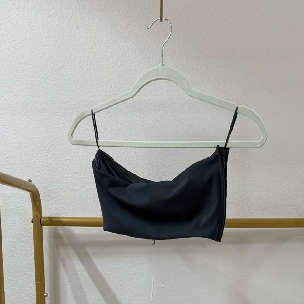 Zara Black Crop Top